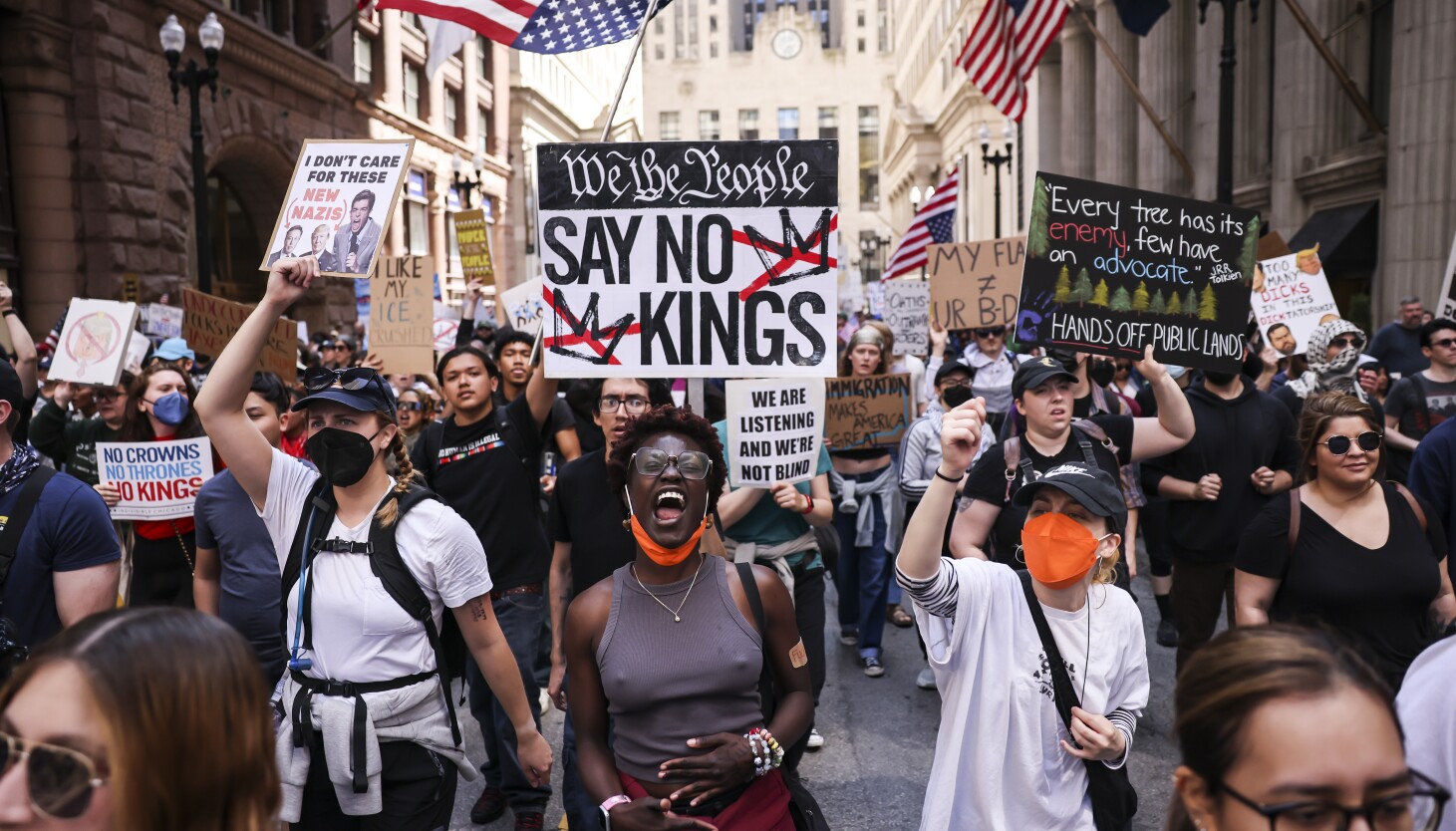 Mayor Johnson Joins Chicago 'No Kings' Immigration Protest